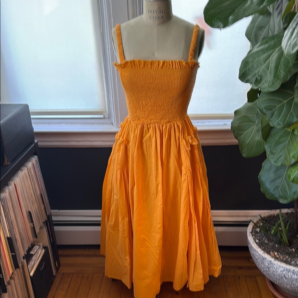 Perfect Cool Tangerine Sundress - sz large